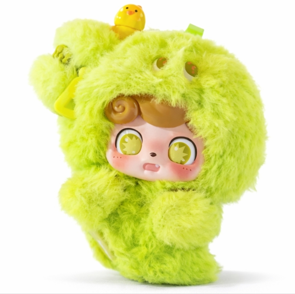 Q.Kid Emotional Hairy Monsters Series Plush - NIB - Curiosity